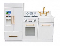 Детская игровая кухня - Анжелика, цвет белый (Lanaland, W10C370B NEW) - миниатюра